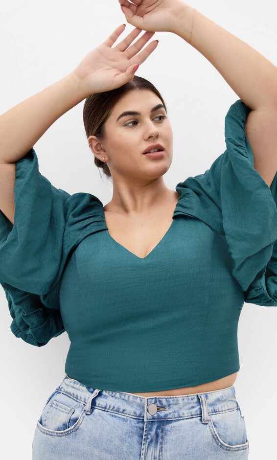 Peta Top - green, GREEN, hi-res image number 0