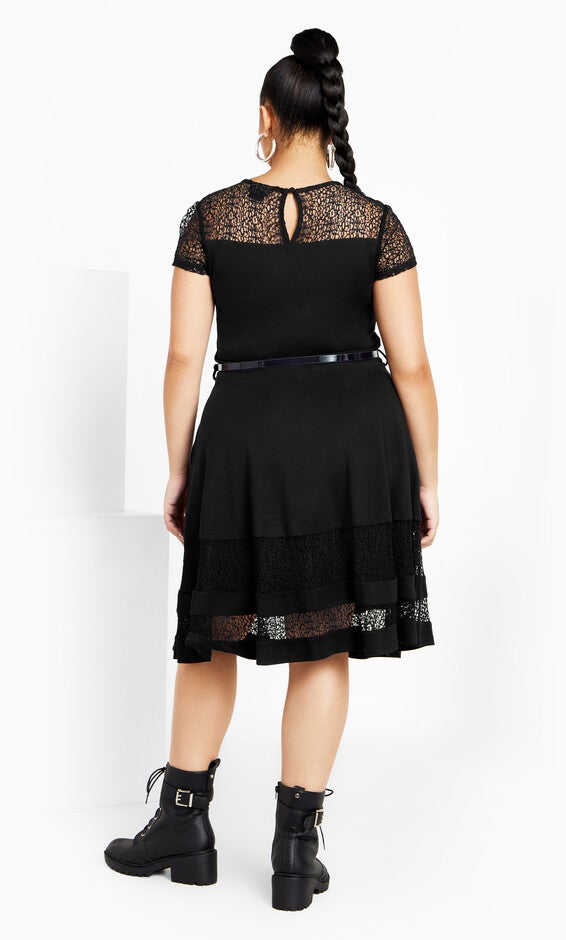 Rylan Dress - black, BLACK, on-hover image number null