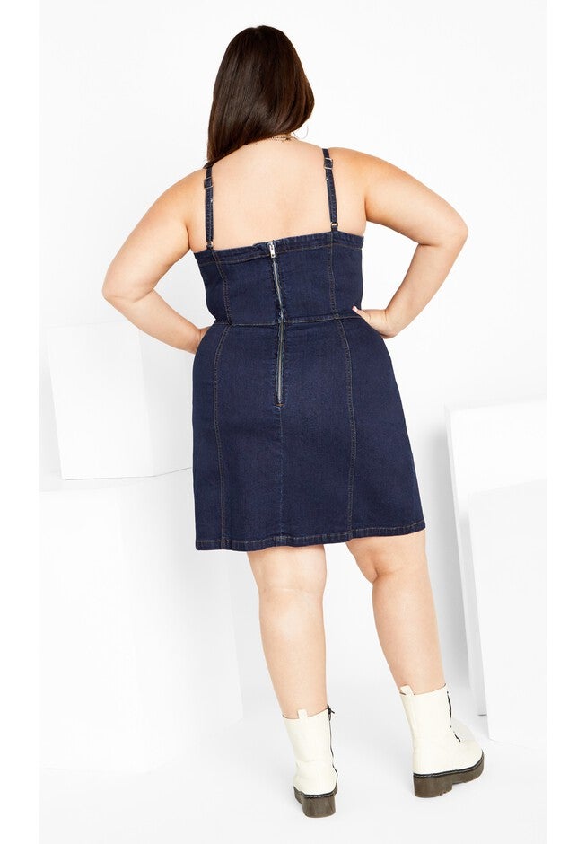 Ashlynn Dress - indigo, BLUE, alternate image number null