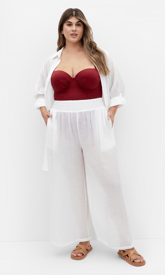 Maci Pant - ivory, CREAM, hi-res image number null