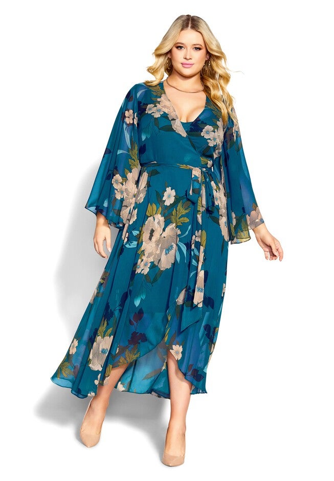 Eleanor Maxi Dress - teal, BLUE, on-hover image number null