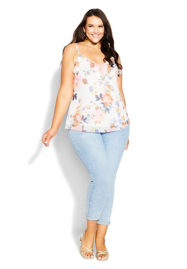 Chloe Top - ivory, WHITE, alternate image number 5