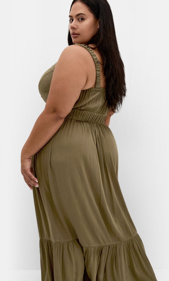 Vacay Maxi Dress - khaki, GREEN, alternate image number null
