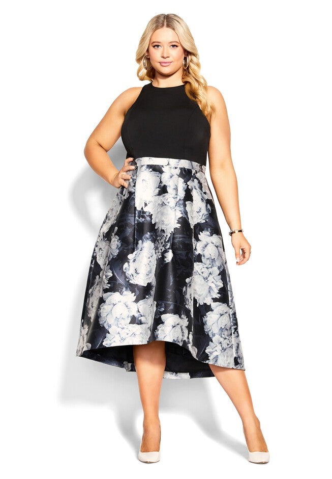 Victoria Dress - black, BLACK, on-hover image number 1