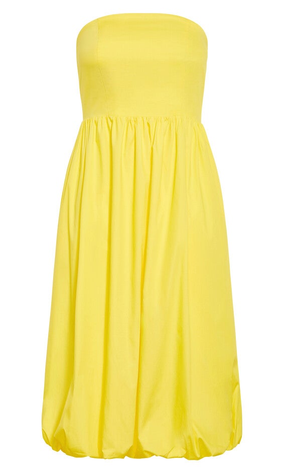 Alina Maxi Dress - yellow, YELLOW, alternate image number null