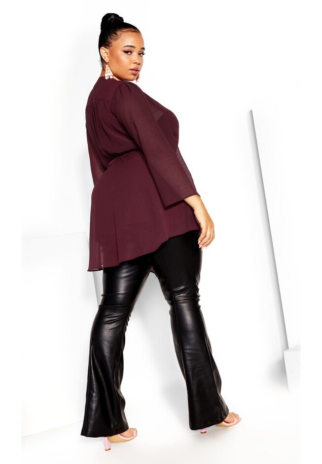 Arya Top - oxblood, RED, on-hover image number null