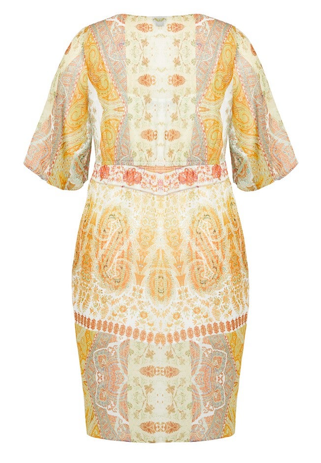 Togo Mirror Dress - lime, WHITE, alternate image number null