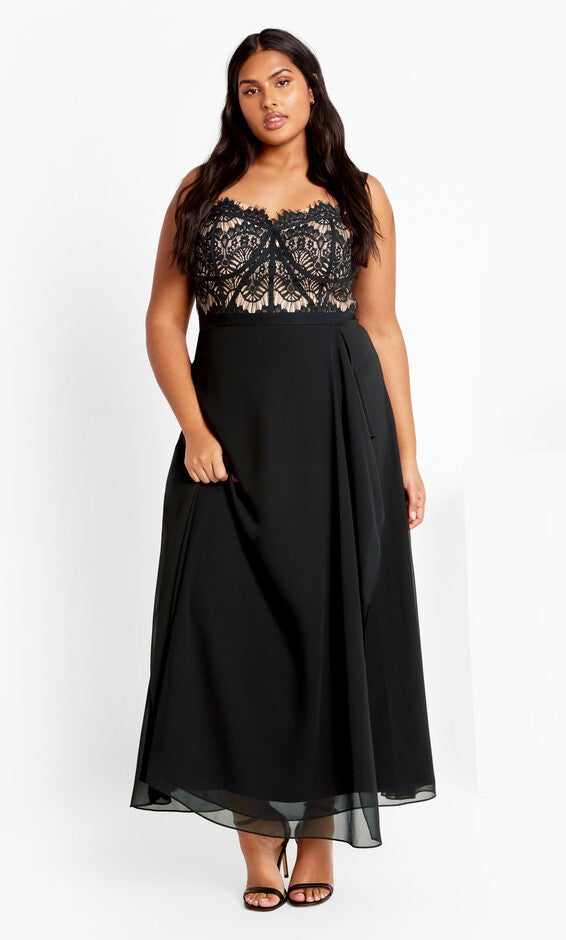 Sweet Evie Maxi Dress - black, BLACK, hi-res image number null