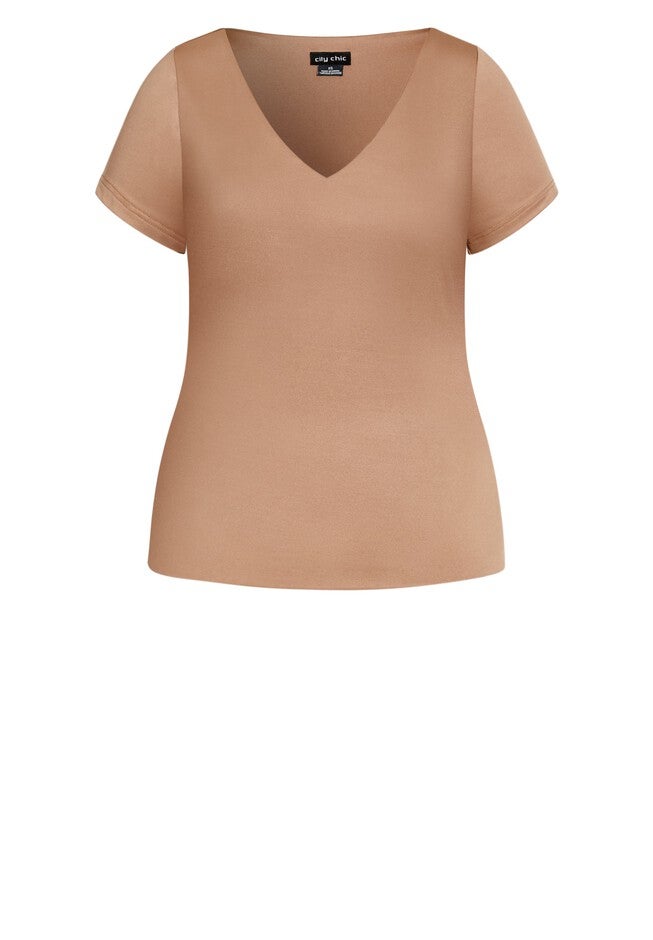 Miss Business Top - caramel, BROWN, alternate image number 3