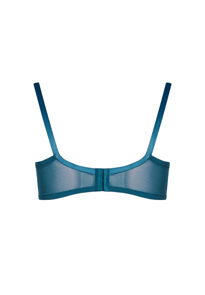 Hollie Underwire Demi Bra - poseidon, BLUE, alternate image number null