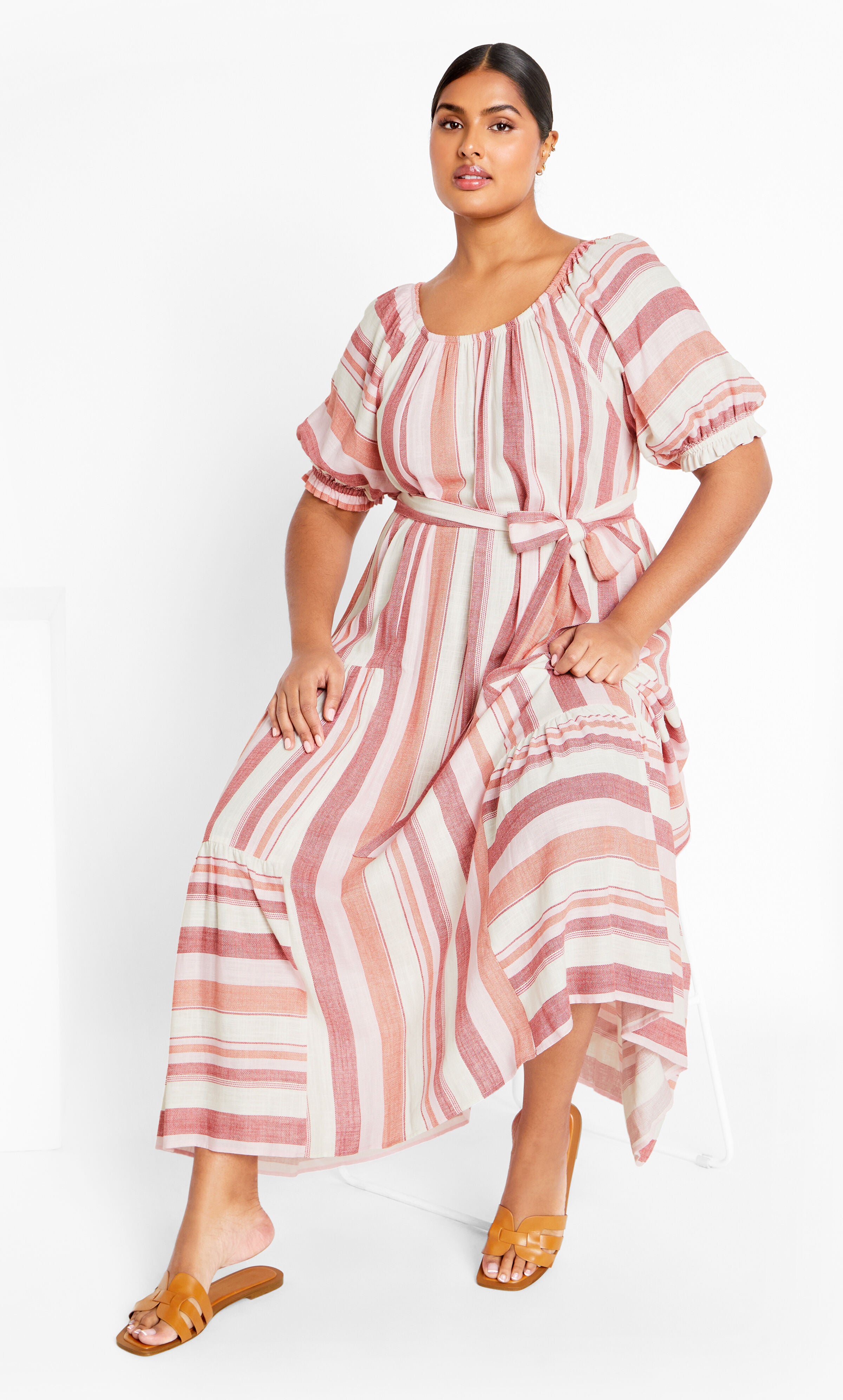 Jemima Dress - white, PINK, hi-res image number 0