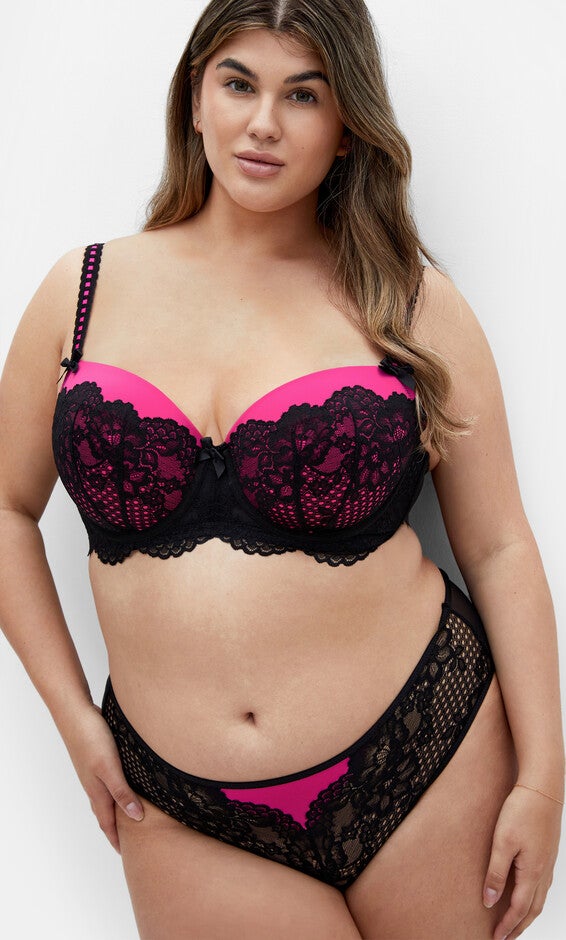 Leyla Contour Bra - hot pink, PINK, hi-res image number null