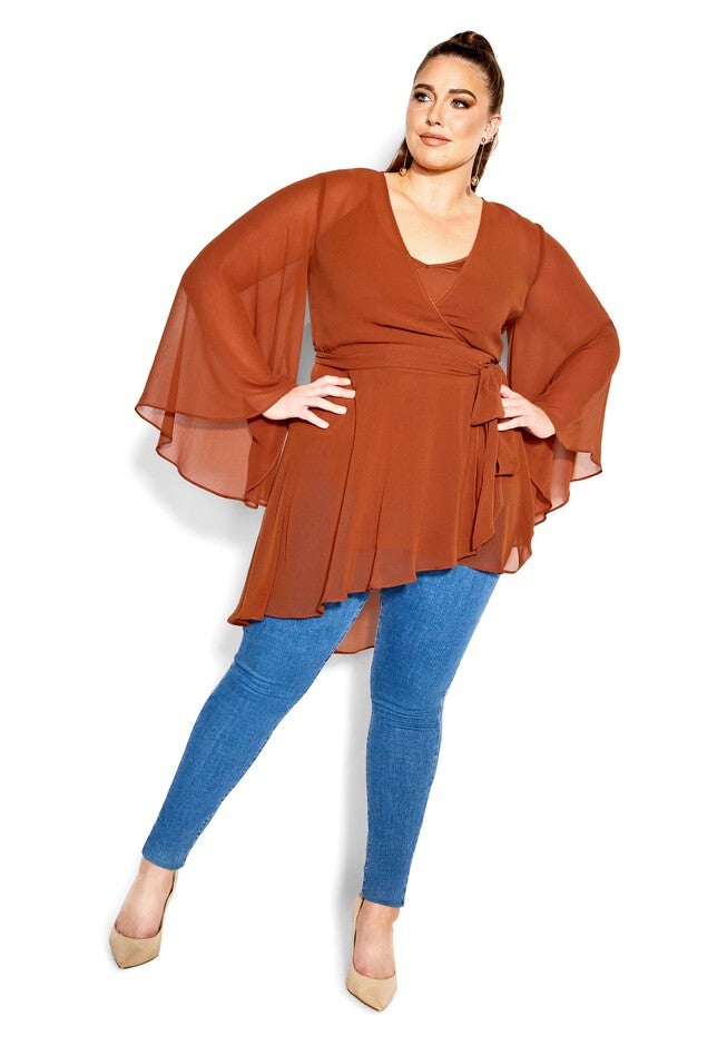Fleetwood Tunic - ginger, ORANGE, alternate image number 2
