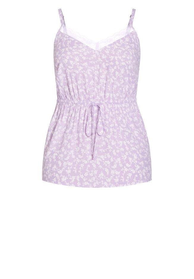 Floating Daisy Cami - lilac, PURPLE, alternate image number null