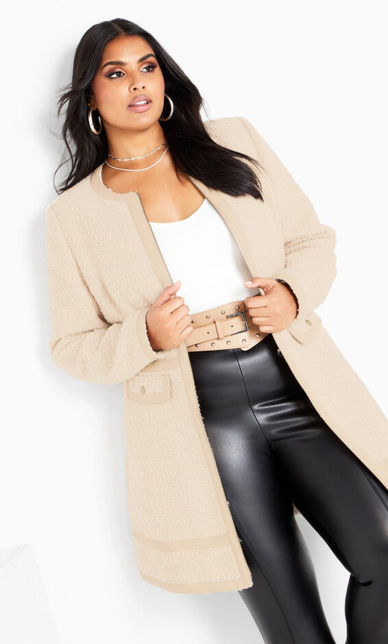 Winter Escape Coat - buff, BEIGE, hi-res image number null