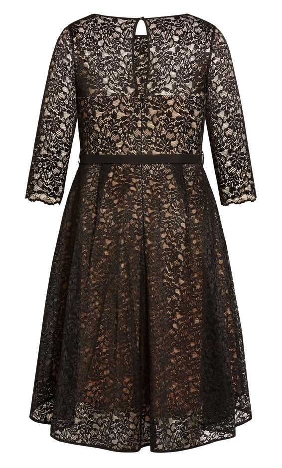 Lace Lover Dress - black, BLACK, alternate image number null