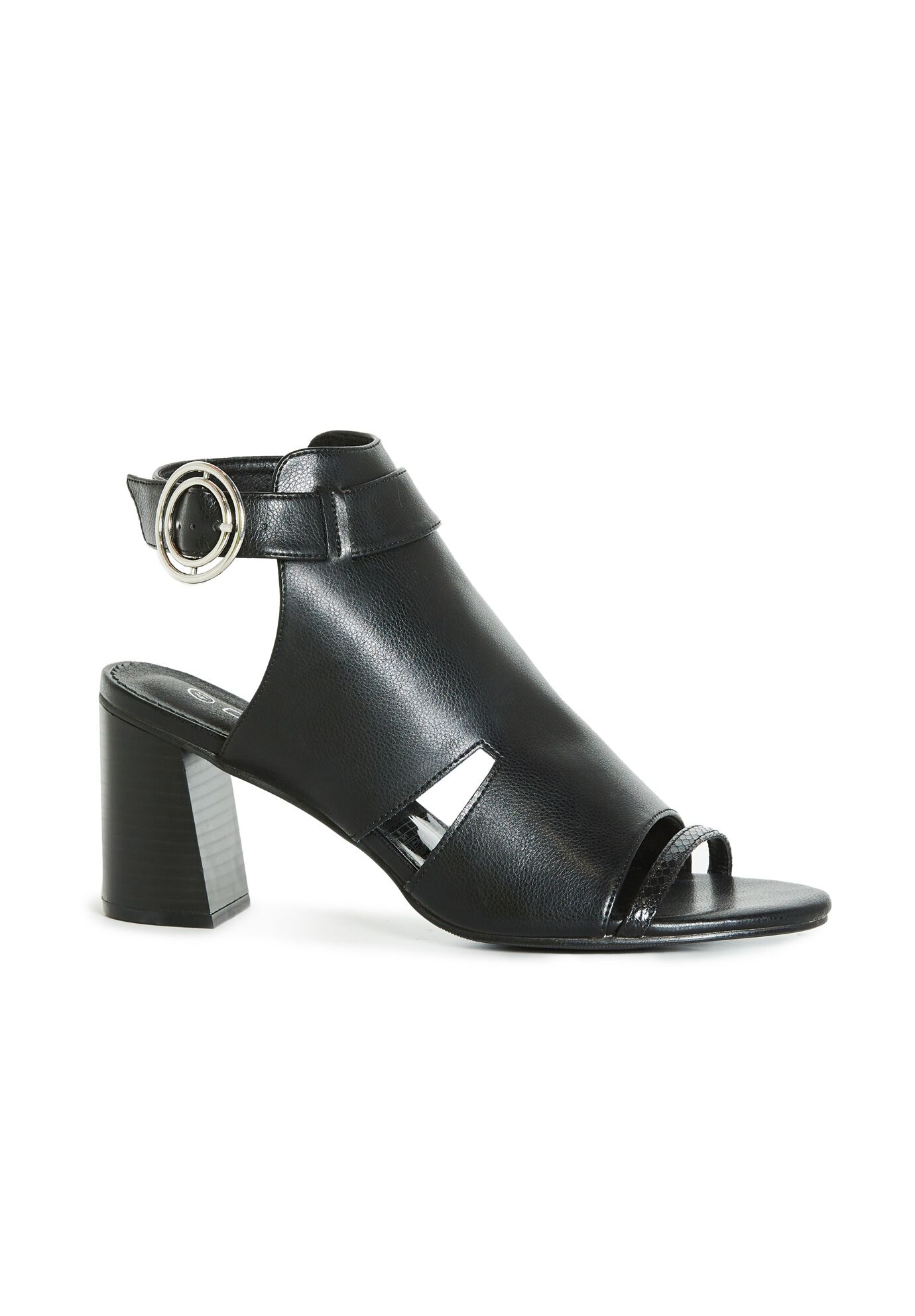 WIDE FIT Buckle Leona Shootie black Avenue