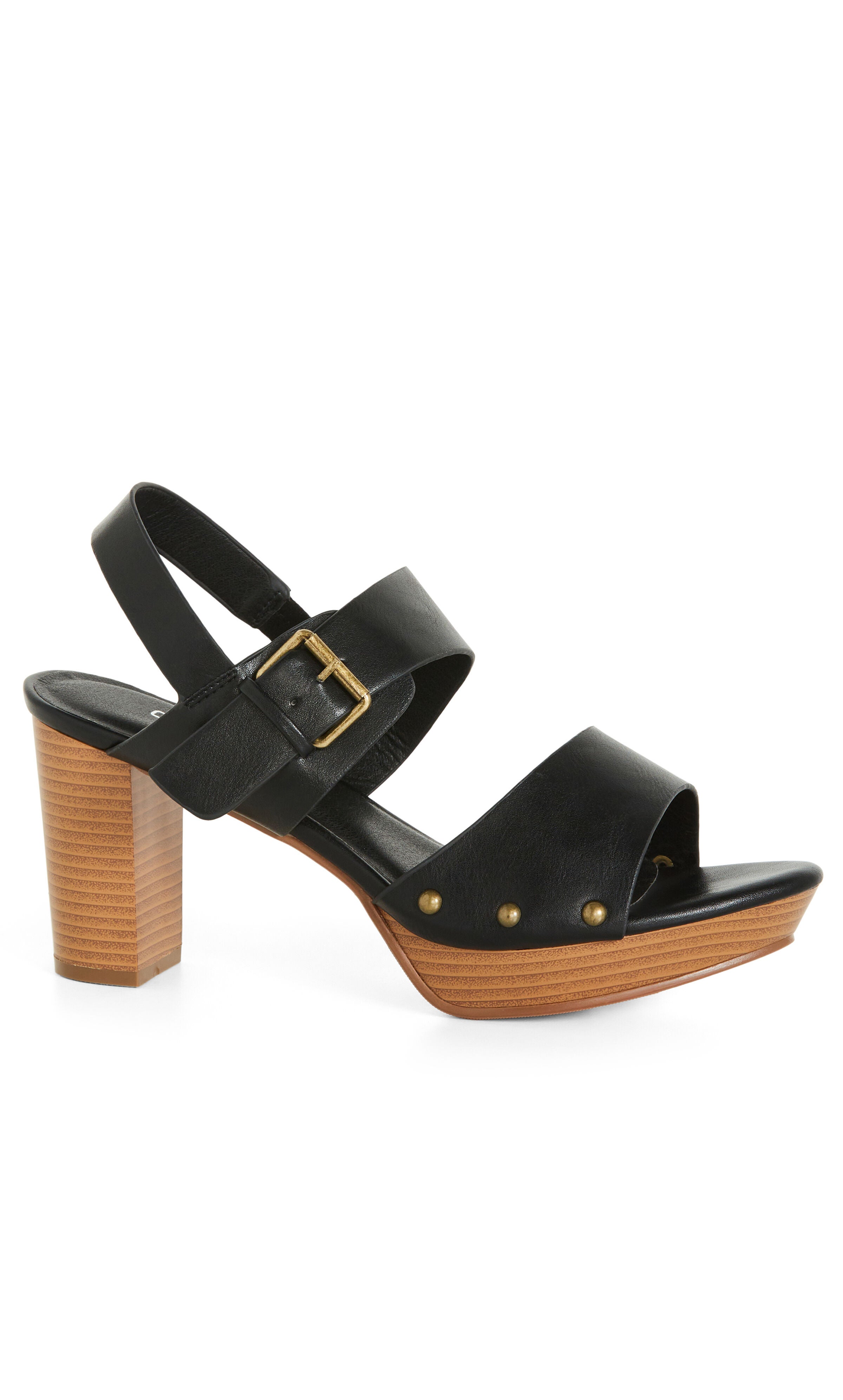 WIDE FIT Izzy Platform Heel - black