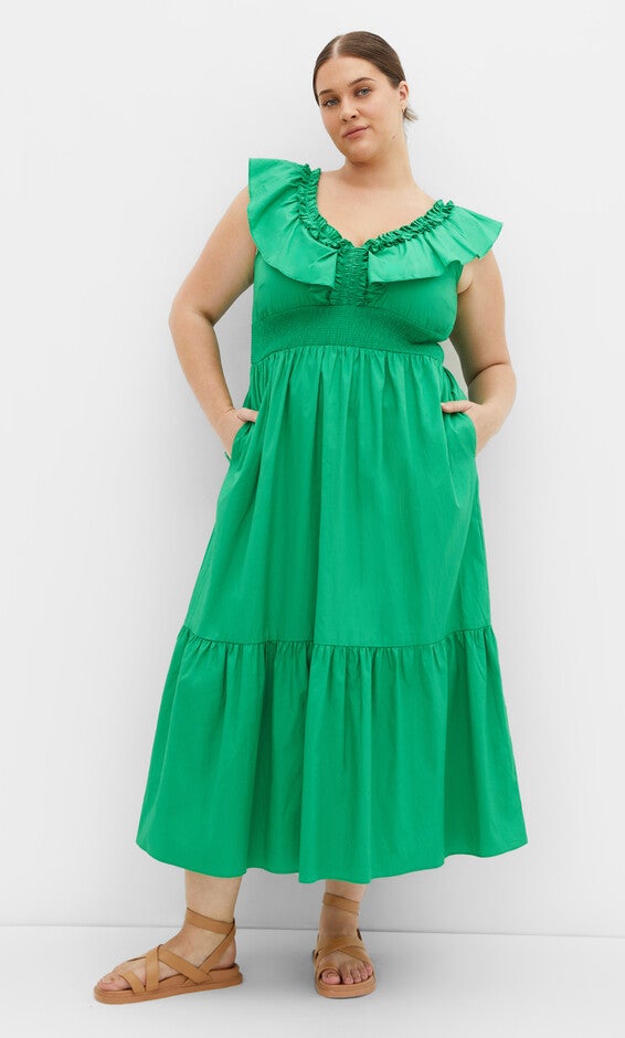 Kelly Maxi Dress - green, GREEN, hi-res image number 0