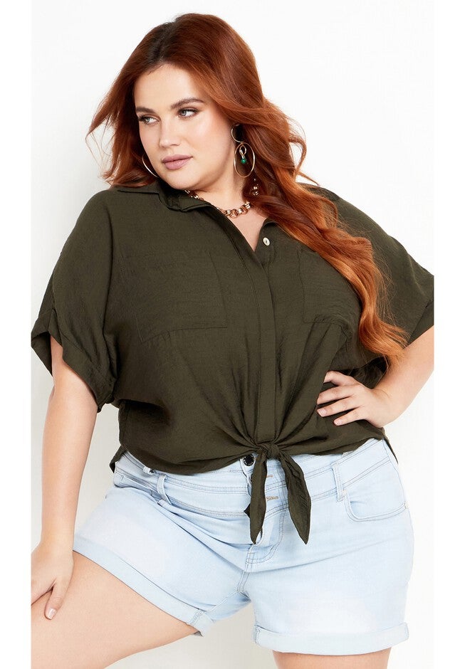 Relaxed Summer Shirt - jungle, GREEN, hi-res image number null