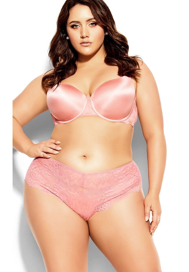 Sexy Glam Brazilian Brief - bellini, PINK, alternate image number null