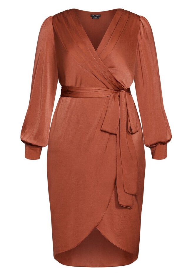 Opulent Dress - toffee, BROWN, alternate image number null