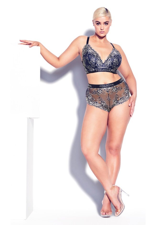 Gizela Underwire Bra - midnight, BLUE, on-hover image number null