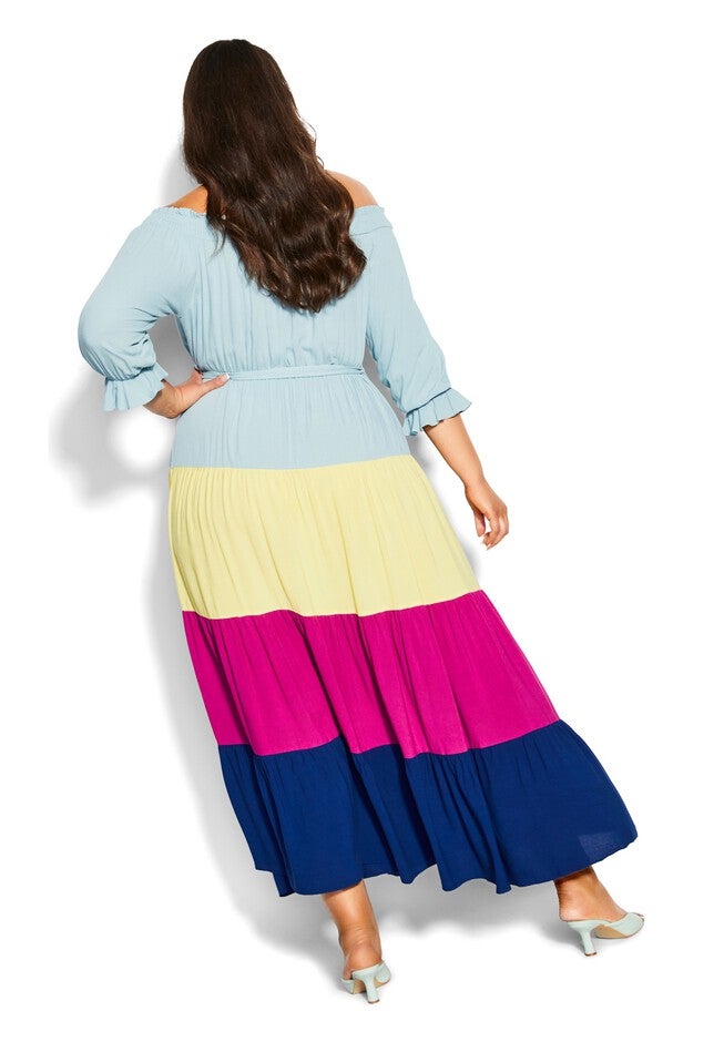 Bella Maxi Dress - sea foam, BLUE, alternate image number 2