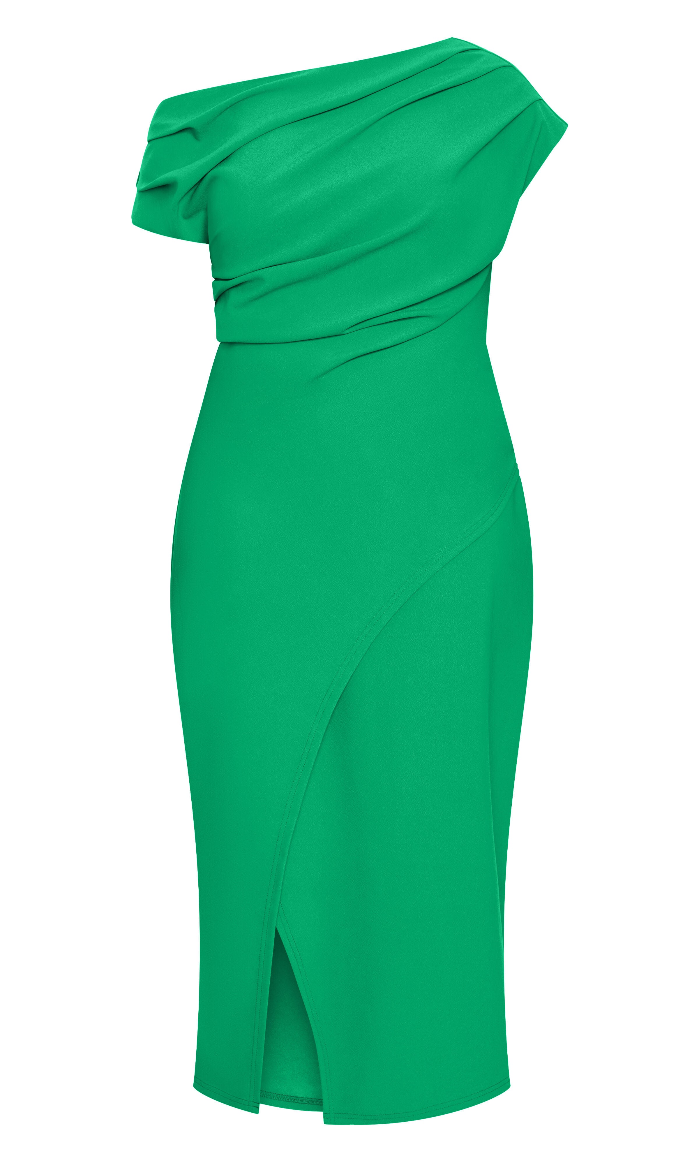 Sassy Off Shoulder Dress - green, GREEN, alternate image number 4