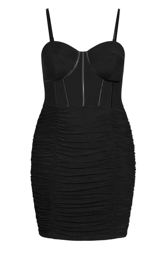 Girly Mesh Dress - black, BLACK, alternate image number 3