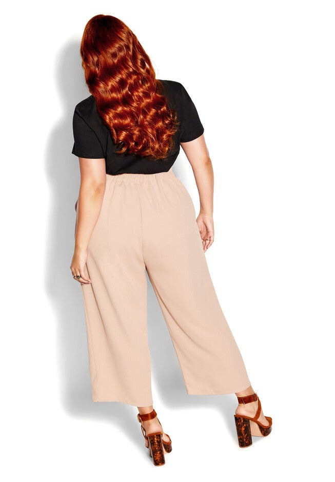 Button Crop Pant - rose, PINK, alternate image number null
