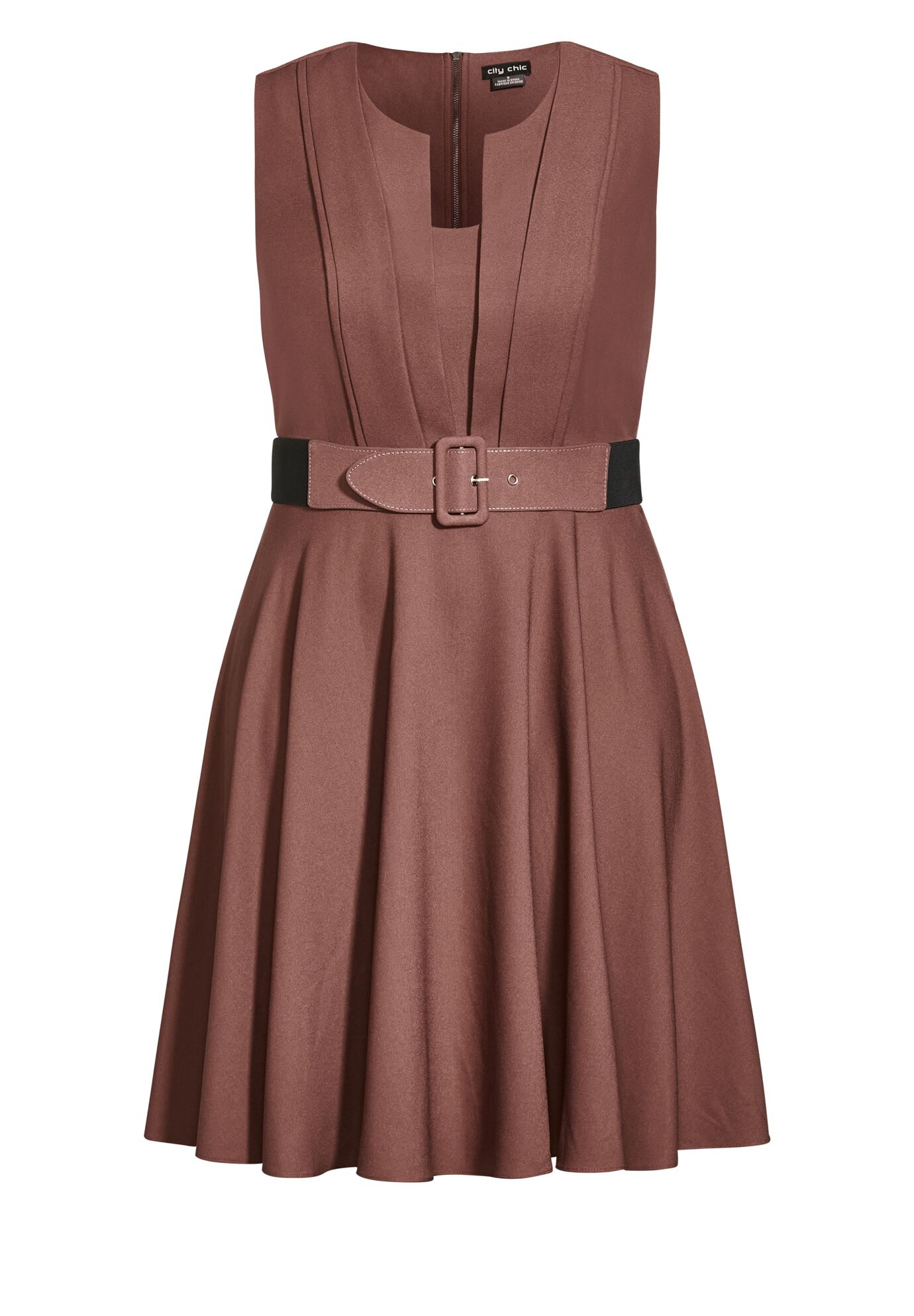 Vintage Veronica Dress - amaretto, RED, alternate image number 3