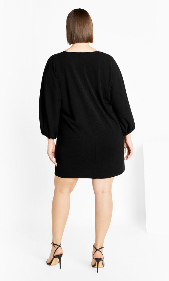 Lilia Dress - black, BLACK, alternate image number null