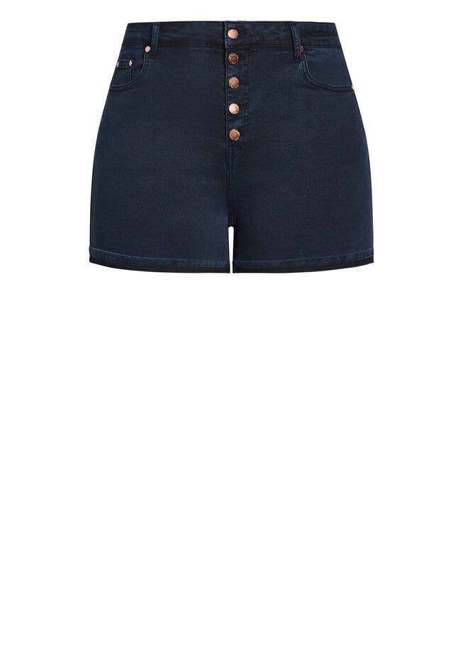 Serene Denim Short - midnight, BLUE, alternate image number null