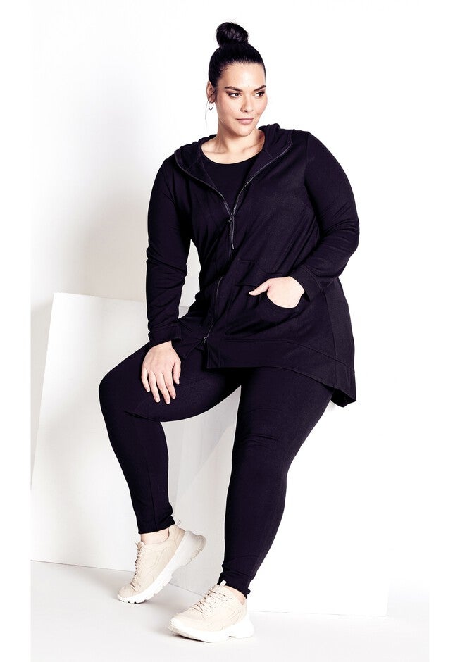 Timeout Bamboo Jacket - black, BLACK, alternate image number 2