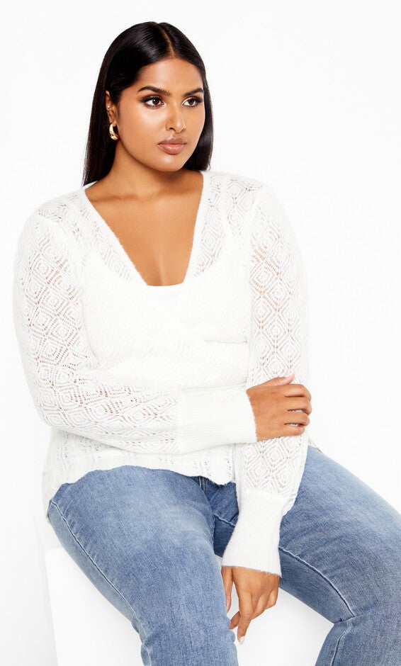 Olivia Cardi - creme, WHITE, alternate image number null