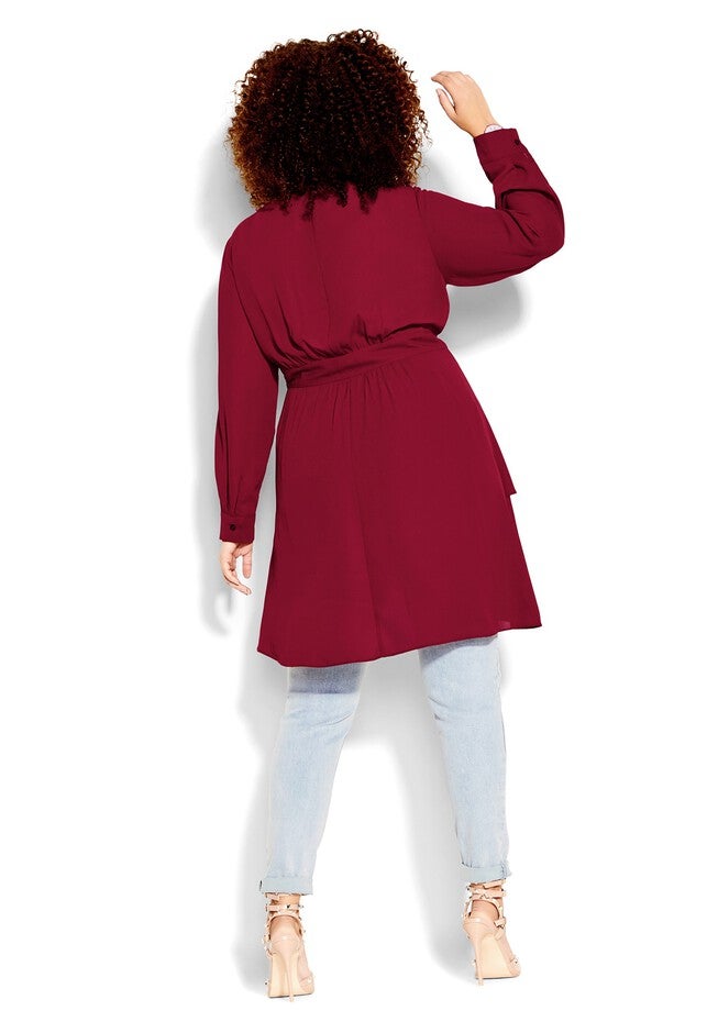 Shibara Top - ruby, RED, alternate image number null