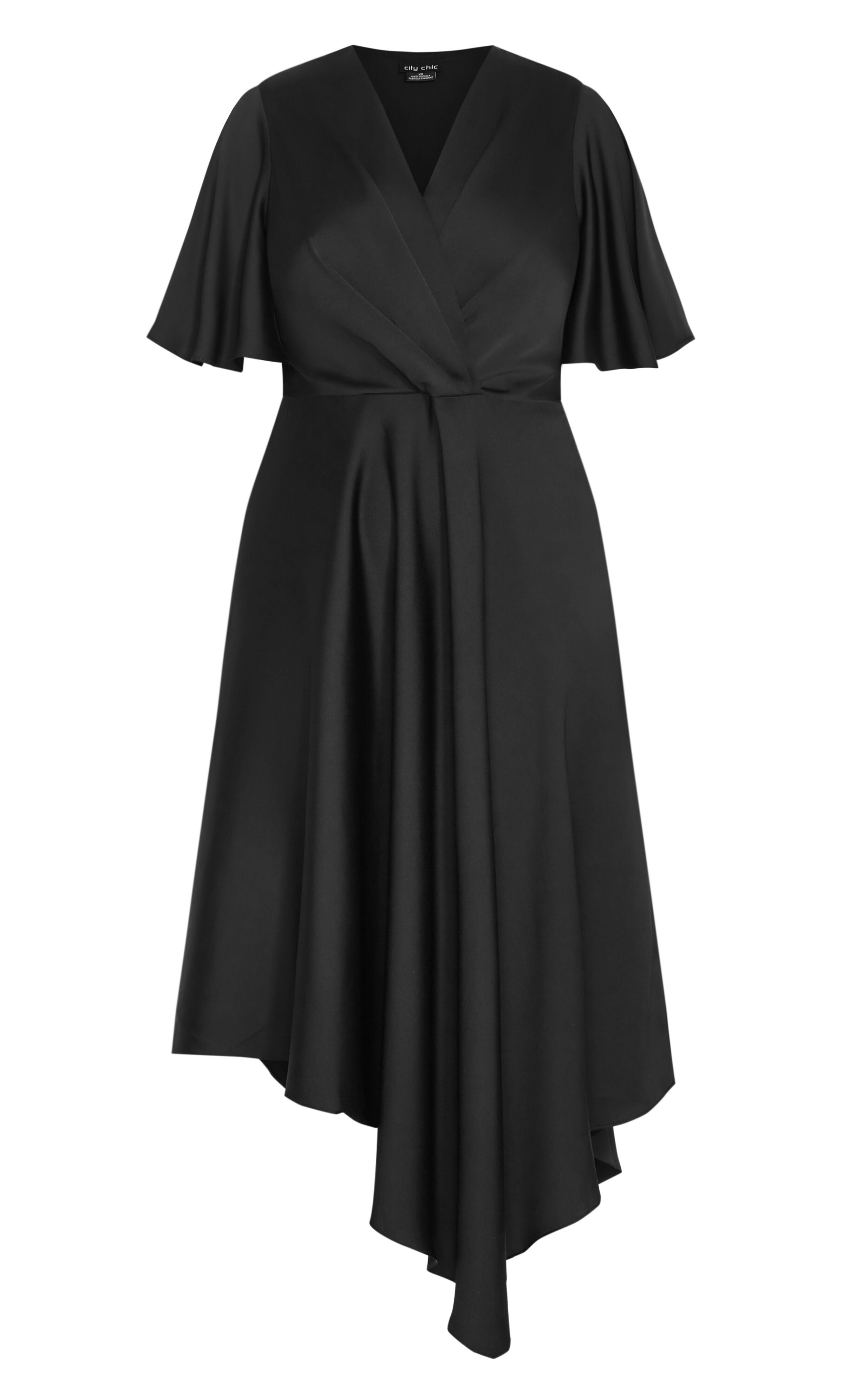 Scarlette Flutter Dress - black, BLACK, alternate image number 3