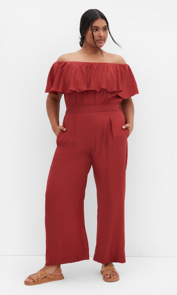 Serene Jumpsuit - sienna, BROWN, hi-res image number null