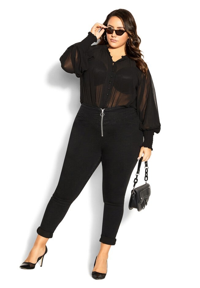 Isadora Top - black, BLACK, on-hover image number null