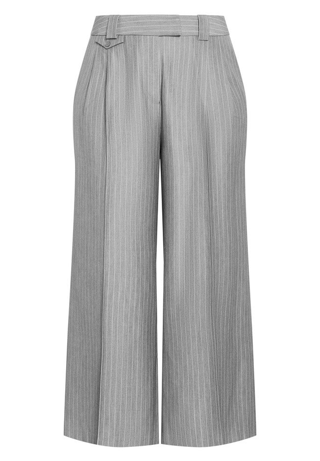 Jazmin Pinstripe Pant - silver, GREY, alternate image number null