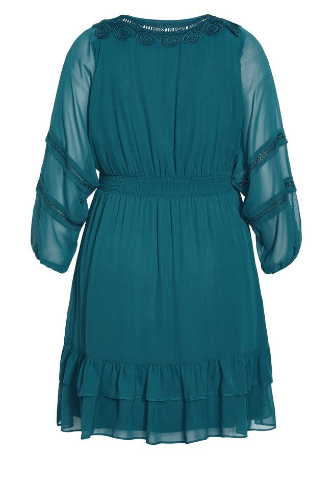 Sweetheart Dress - teal, GREEN, alternate image number 5