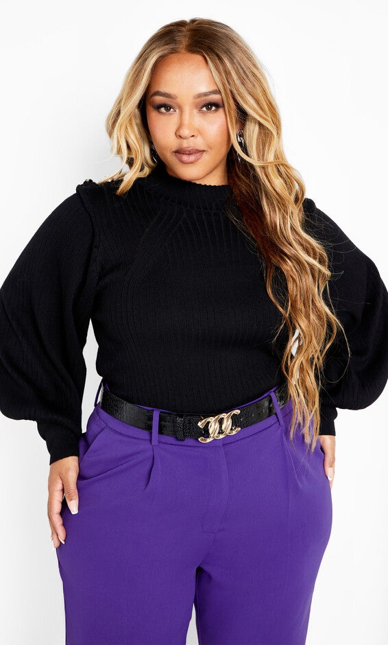 Isabella Sweater - black, BLACK, hi-res image number 0