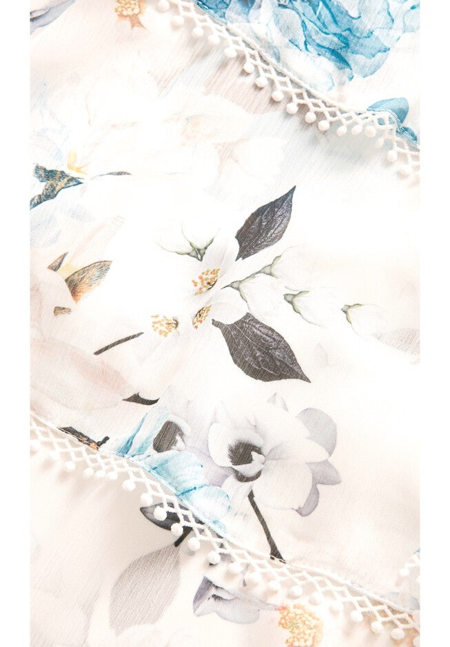 Floral Orchid Dress - ivory, WHITE, alternate image number 5