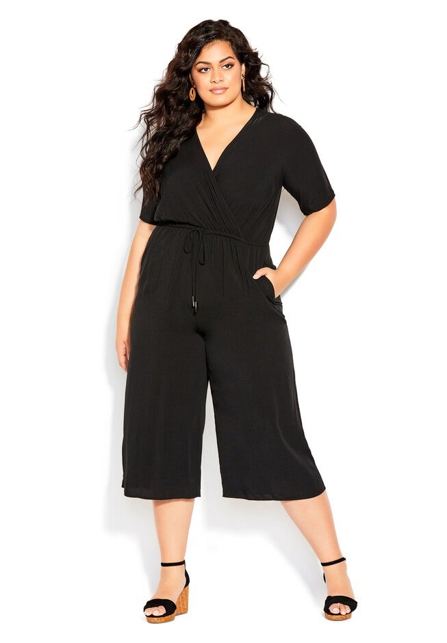 Palm Villa Jumpsuit - black, BLACK, hi-res image number null