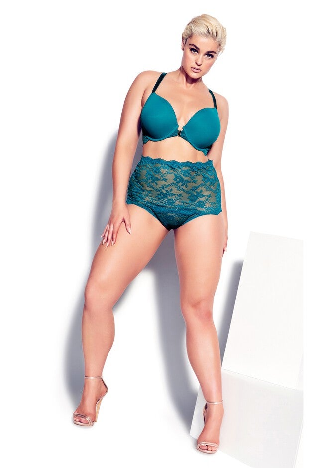 Emma Push Up Bra - teal, BLUE, hi-res image number null