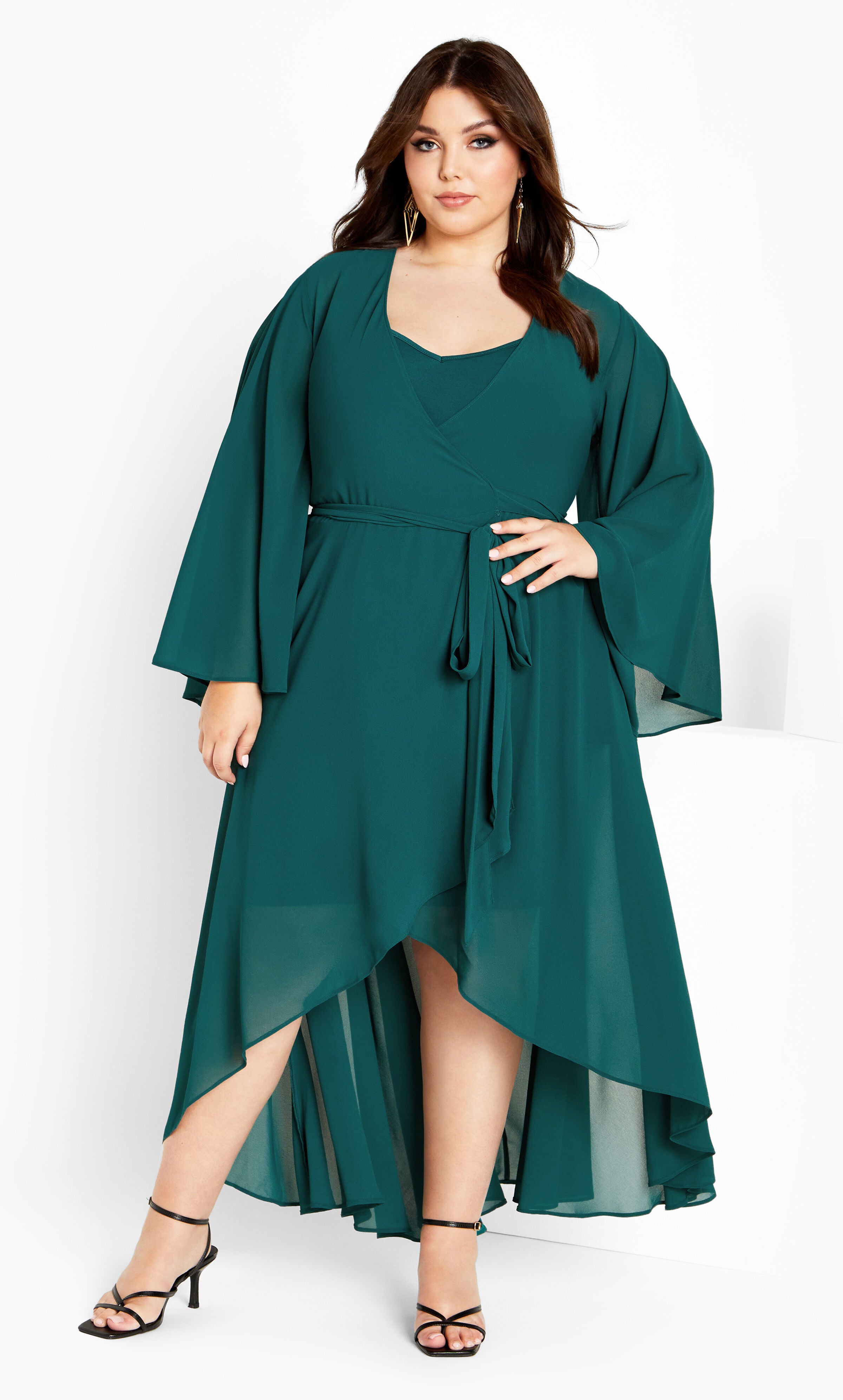 Fleetwood Maxi Dress, GREEN, alternate image number 2