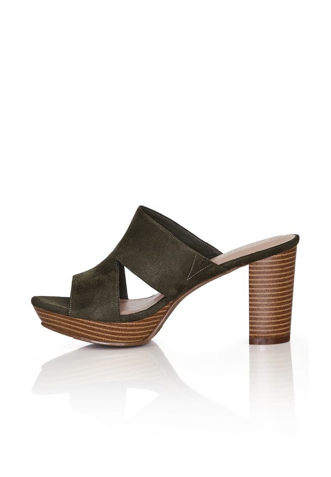 WIDE FIT Remy Mule - khaki, BROWN, alternate image number null
