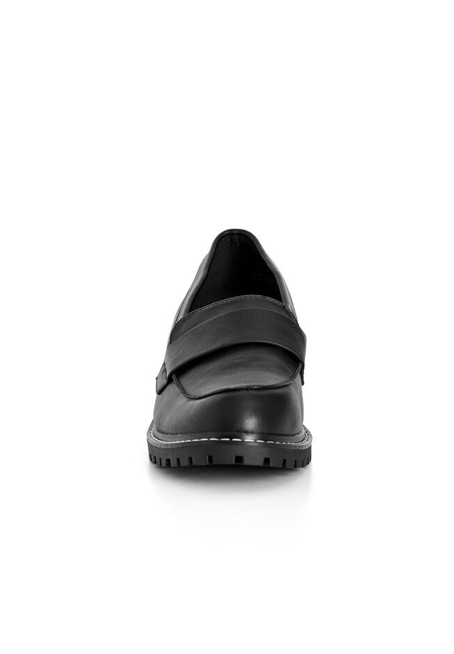 WIDE FIT Saber Chunky Loafer - black, BLACK, alternate image number null