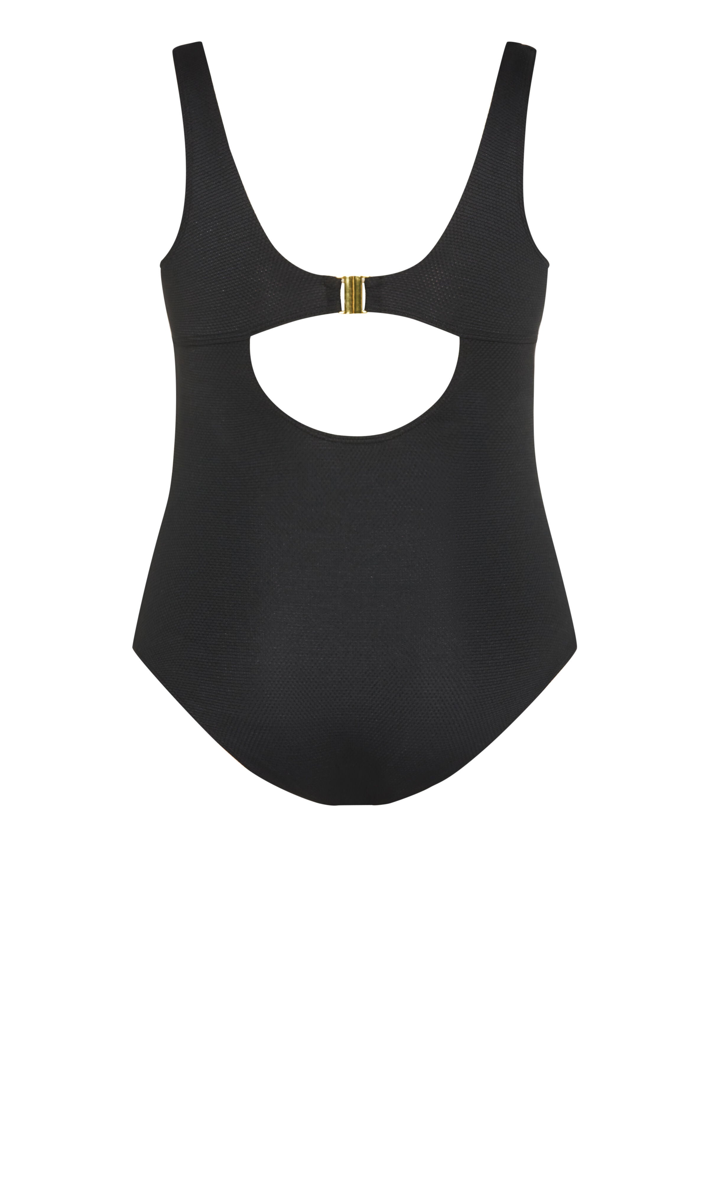 Sardinia Tie Front 1 Piece - black, BLACK, alternate image number 2